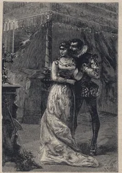 Lucrezia Borgia első férjével, Giovanni Sforza d