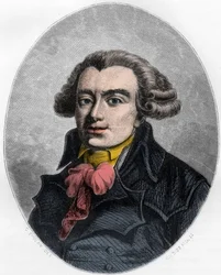 PIERRE VICTORIEN VERGNIAUD Francia forradalmi államférfi - Pierre Victorien Vergniaud (1753-1793), francia politikus Girondin portréja - Metszet 1863-ból Dupray de La Maherie „Vörös könyvében – Histoire De L