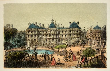Párizs 1874: A Luxembourg-kertek, Magángyűjtemény