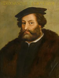 Fernand Cortes portréja (Hernan Cortez