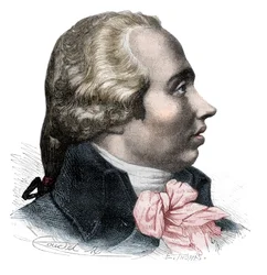 Adrien-Marie Legendre (1752-1833) francia matematikus (litho) portréja - Adrien Marie Legendre francia matematikus (1752-1833) portréja - Alphonse de Lamartine (1790-1869) metszet a „Histoire des Girondins”-ba 1866 – Magángyűjtemény