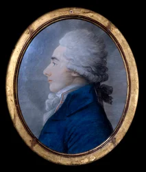 Lameth gróf Sándor (1760-1829), francia tábornok és politikus a francia forradalom idején, Károly és Theodore Anonymous testvére, a XVIII. századi festmény portréja