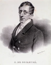Alexis de Garaude (1779-1852) francia zeneszerző portréja. 19. század.