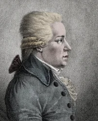 Carl (Karl) Ditters von Dittersdorf (1739-1799), osztrák zeneszerző portréja - August Carl Ditters von Dittersdorf (1739-1799), osztrák zeneszerző és hegedűművész portréja