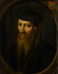 Jorisz Dávid portréja, 1550-1649 körül (olaj, tábla)