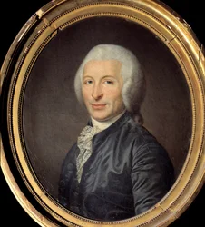 Joseph Ignace Guillotin (1738-1814) orvos és politikus Anonymous festménye portréja. 1784. Dim. 0,60 x 0,49 m Párizs, Musee Carnavalet