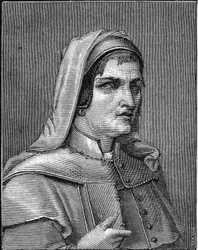 Lelio Orsi (1511-1587) olasz festő portréja. Armandaud 1859-es metszete Európa - Olaszország galériáiban. Magángyűjtemény.