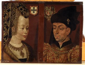 Jó Fülöp és Izabella portréja, 1550 körül (olaj, tábla)