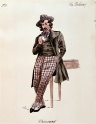 Schaunard portréja, Puccini La boheme című művéből (1892-1895)
