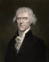 Thomas Jefferson (1743-1826) portréja, az Egyesült Államok elnöke 1801-től 1809-ig - Thomas Jefferson (1743-1826), az USA 3. elnöke