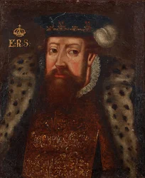 XIV. Erik svéd király portréja (1533-1577) – Névtelen – um 1700 – Olaj, vászon – Magángyűjtemény