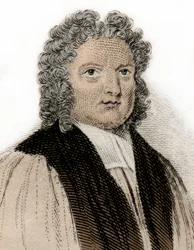 Rochester Francis Atterbury (1663-1732), levélember és politikus estélyének portréja. századi metszet. milánói