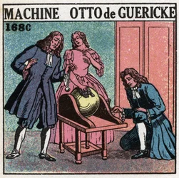 Statikus gépek: Otto von Guericke gépe (Otto de Guericke