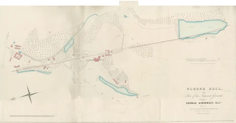 Talke – Clough Hall: litográfia, nd [1751-1819] (nyomtatás)