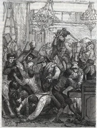 A bútorőrség ellopása (jelen Hotel de la Marine, Place de la Concorde) – 1792. szeptember 11. és 17. között egy héten elkövetett lopás, amelyet Paul Miette megbízásából egy banda követett el a Diamonds egy részéből, a Hotel du Garde-Meuble-ben. de la Couro