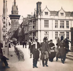 1900-as egyetemes kiállítás – Universelle de 1900 kiállítás Párizsban: Rue des Nations – magángyűjtemény