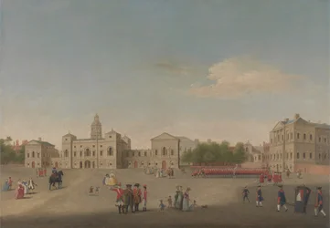 A Horse Guards és a Whitehall kilátása, 1750 körül (olaj, vászon)