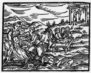 Boszorkányok elriasztották a halottakat a temetőben – „Compendium Maleficarum”, Francesco Maria Guazzo vagy Guaccio vagy Guaccius boszorkányokról, gonoszságukról és válogatásukról foglalkozik (15? -16??) 1608 Magángyűjtemény