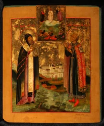 Szent Arsenius tveri püspök és Mihály tveri herceg, 1802