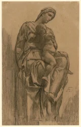 Madonna gyermekével (Michelangelo nyomán)