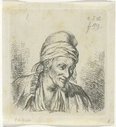 Öreg nő jobbra