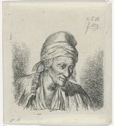 Öreg nő jobbra