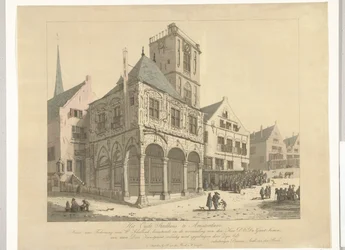 Amszterdam régi városháza, 1641 A régi városháza Amszterdamban (cím a tárgyon)