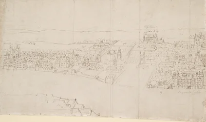 London panorámája Southwarkból nézve: Durham House to Barnard