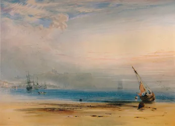 Scarborough az öböl túloldaláról, 1850, 1935