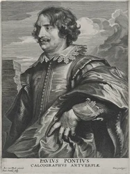 Paulus Pontius (metszet fektetett papírra)