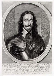 I. Károly (1600-49) portréja, William Faithorne (1616-91) metszete 1658 (metszet)