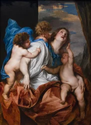 Jótékonyság, 1627-28 körül (olaj, tölgyfa)