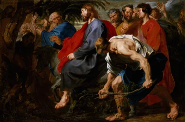 Krisztus belépése Jeruzsálembe, 1617 körül (olaj, vászon)