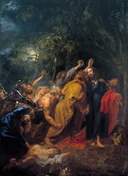 ""La capture du christ"" (Krisztus elfogása) Anthony van Dyck (1599-1641) peinture, 1618-1620, Méret: 344x253 cm Museo del Prado, Madrid