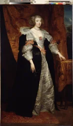 ""Egy holland nemes nő portréja"" Sir Anthonis (Antoine, Anthony vagy Antoon) van Dyck (1599-1641) festménye, 17. századi Állami Múzeum, Arhangelszkoje birtok, Moszkva