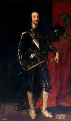I. Károly angol, skóciai és ír király portréja 1600-1649, 1638.