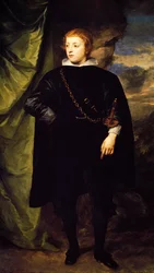 Károly Lajos pfalzi herceg portréja (Mannheim 1617-1680), Anthony van Dyck (1599-1641) festménye