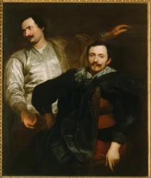 Lucas és Cornelis de Wael festők portréi (festmény, vászon)