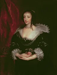 Henrietta Mária királynő (1609-1669), I. Károly angol királynő hitvese, 1632