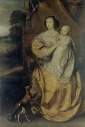 Henrietta Mária királynő (1609-69) 1640 körül