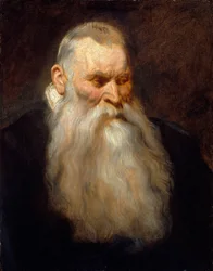 Egy fehérszakállú öregember tanulmányfeje, kb. 1617-20.