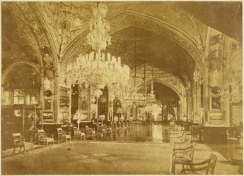 Talar-i Muzeh, más néven Talar-i Salam (Közönségterem), Gulistan Palace, Teherán, 1880-90