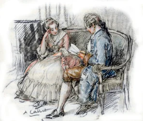Werther olvas egy Charlotte-ot (