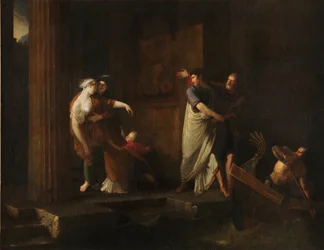 Brutus és Portia búcsúja, 1799