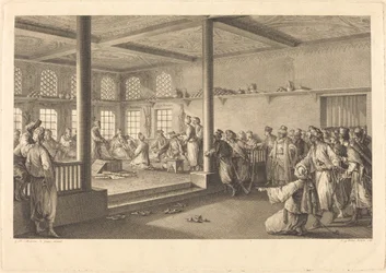 Choiseul-Gouffier fogadása Hassan-Tchousch-Oglouban