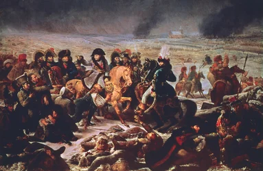Napóleon az eilaui csata mezején, 1807. február 9., 1808