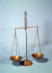 Mérőműszer: Antoine Louis Lavoisier (1746-1794) francia kémikus mérlege