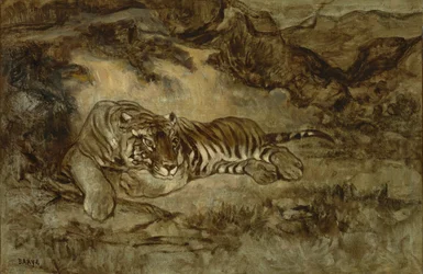 Tigris nyugalomban, 1850-70 körül
