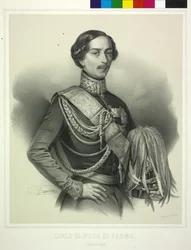 III. Károly, Parma hercege (litográfia)