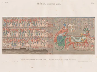 Egyiptom leírása: Théba. Medynet-Abou, Vol. II, Pl. 12